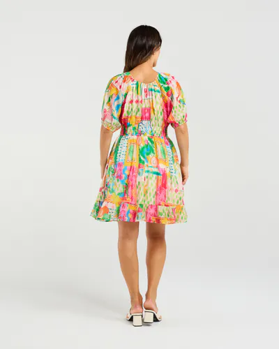 Model wearing Radiant Rowen Dress By Zafina Available at Beetees Nelson